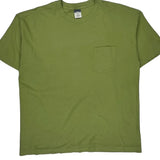 90S Blank Old Navy T-Shirt - XL Green Cotton