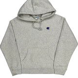 Reverse Weave Champion Hoodie - Medium Grey Cotton