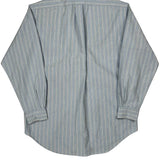 Ralph Lauren Striped Shirt - Medium Blue Cotton