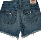 True Religion Denim Shorts - 30W US 4 Blue Denim