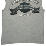 Cycle-Craft Co. Harley Davidson Vest - Medium Grey Cotton