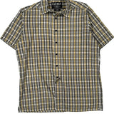 Ecko Unltd Checked Short Sleeve Shirt - Large Yellow Cotton