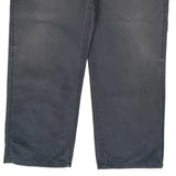 Carhartt Double Knee Carpenter Trousers - 38W 32L Navy Cotton