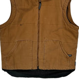 Dakota Gilet - Large Brown Cotton