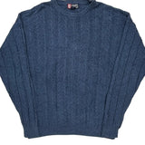 Chaps Ralph Lauren Sweater - Large Blue Cotton