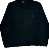 Polo By Ralph Lauren Long Sleeve T-Shirt - 2XL Black Cotton