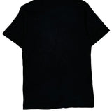 Single Stitch Lake George Fruit Of The Loom Graphic T-Shirt - Medium Black Cotton