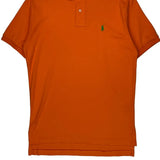 Polo By Ralph Lauren Polo Shirt - Small Orange Cotton