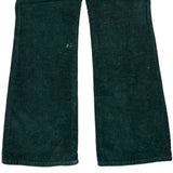 80S Levis Flared Cord Pants - 28″ Waist Green Corduroy