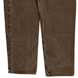 Unbranded Carpenter Trousers - 36W 28L Brown Cotton