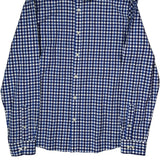 Tommy Hilfiger Checked Shirt - Large Blue Cotton