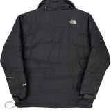 600 Fill The North Face Puffer - Large Black Nylon