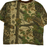 Mossy Oak Camo T-Shirt - XL Green Cotton