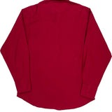 Wrangler Shirt - Large Red Cotton Blend