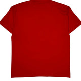 Hanes Single Stitch T-Shirt - XL Red Cotton Blend