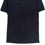 Dickies Polo Shirt - Small Black Cotton Blend