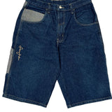 Sean John Denim Shorts - 32W 11L Blue Denim