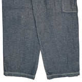 Rooky Carpenter Trousers - 36W 28L Blue Cotton