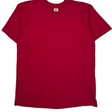 Blank Fruit Of The Loom Single Stitch T-Shirt - XL Red Cotton