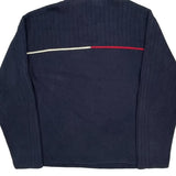 Tommy Hilfiger Striped Sweater - XL Navy Cotton