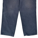 Carhartt Double Knee Carpenter Pants - 38W 32L Gray Cotton