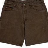 Lee Carpenter Shorts - 37W 10L Brown Cotton