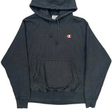Reverse Weave Champion Hoodie - Medium Black Cotton