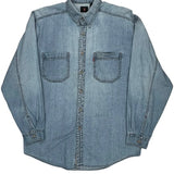 Levis Denim Shirt - Large Light Wash Cotton