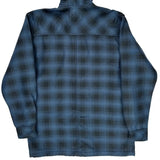 Dickies Checked Jacket - Small Blue Polyester