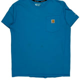 Carhartt Force Carhartt T-Shirt - Medium Blue Cotton
