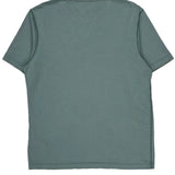 Tommy Hilfiger Spellout T-Shirt - Medium Green Cotton