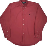 Blaire Ralph Lauren Shirt - Large Red Cotton