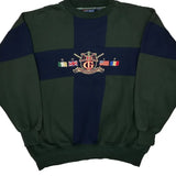 Golf Crable Graphic Sweatshirt - Large Green Polyester Blend