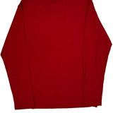 Polo By Ralph Lauren Long Sleeve T-Shirt - Medium Red Cotton