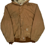 Carhartt Frj237 Brn Jacket - Large Brown Cotton