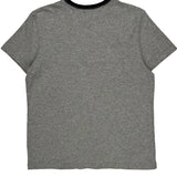 Tommy Hilfiger Spellout T-Shirt - Small Gray Cotton