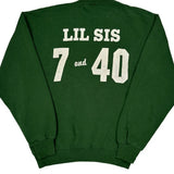 Made In USA Russell Athletic College Sweatshirt - Medium Green Cotton
