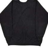 90S Made In USA Hanes Blank Sweatshirt - 2XL Black Cotton Blend