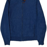 Ralph Lauren Zip Up - Small Blue Cotton