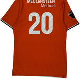 Soccer Club Of Rockford Adidas Football Shirt - Large Orange Polyester
