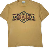 Sun Valley Sgt Leisure Single Stitch T-Shirt - Large Yellow Cotton