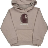 Age 3 Carhartt Hoodie - 3XS Beige Cotton Blend