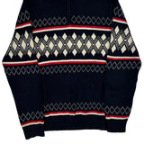 Tommy Hilfiger Christmas 1/4 Zip - Medium Red Cotton