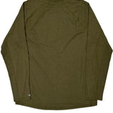 Force Carhartt Long Sleeve T-Shirt - Large Green Cotton