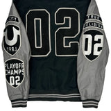 Playoff Champs 02 True Religion Varsity Jacket - 3XL Black Polyester