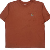 Carhartt T-Shirt - XL Orange Cotton