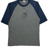 Sports Team Logo Nike Graphic T-Shirt - Medium Blue Cotton