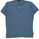 Polo By Ralph Lauren Polo Shirt - Medium Blue Cotton