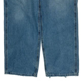 Carhartt Double Knee Carpenter Jeans - 34W 32L Blue Cotton