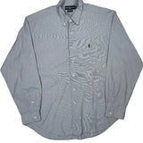 Marlowe Ralph Lauren Striped Shirt - XL Blue Cotton